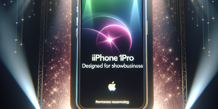 Apple Advertisement: „iPhone 15 Pro designed for Showbusiness“