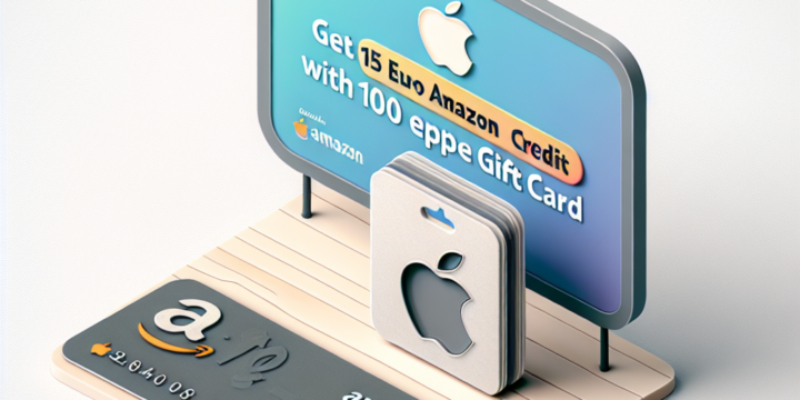 Apple Gift Cards: Get 15 Euro Amazon Credit with 100 Euro