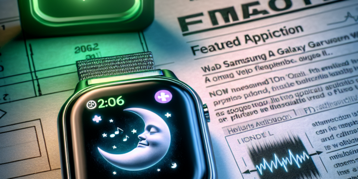 Samsung Galaxy Watch Receives FDA Approval for Sleep Apnea Feature