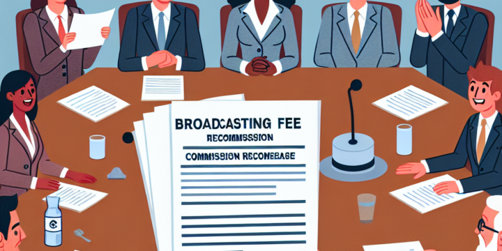 Broadcasting fee: Commission recommends increase of 58 cents