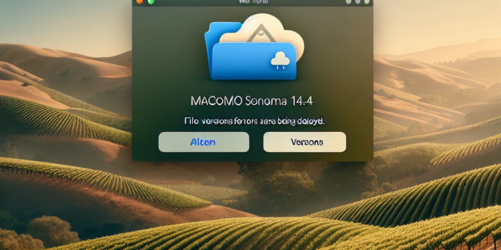 macOS Sonoma 14.4: iCloud Drive Deletes File Versions