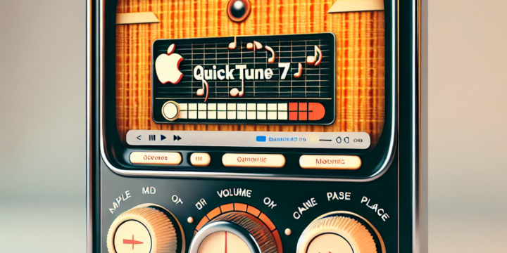 QuickTune 7 for macOS: Retro Remote Control for Apple Music