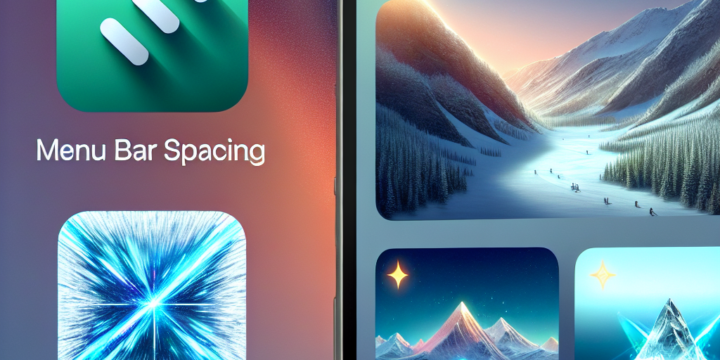 New Menu Bar App: „Menu Bar Spacing“ Launches and „Ice“ Receives More Features