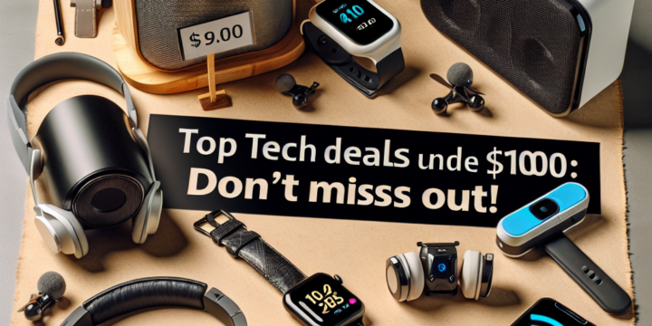 Top Prime Day Tech Deals Under $100: Don’t Miss Out!