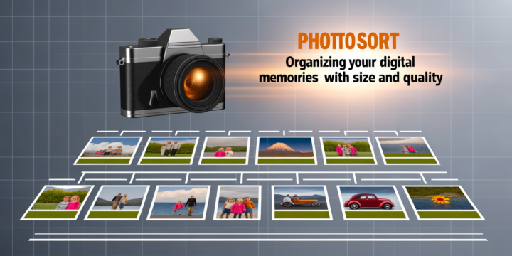 PhotoSort: Organizing Your Digital Memories with Size and Quality