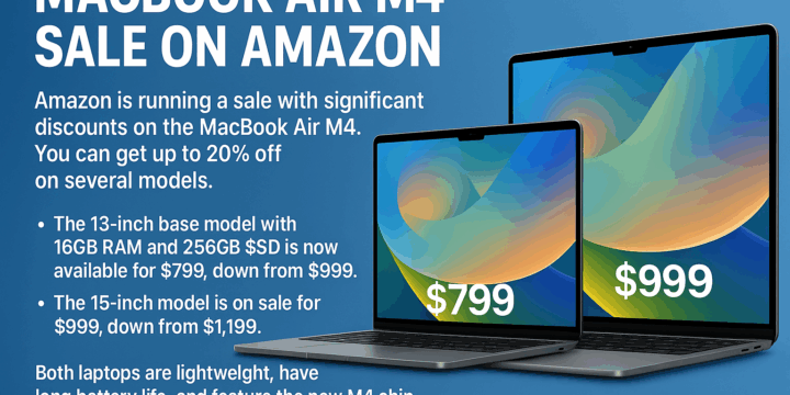 MacBook Air M4 Sale on Amazon